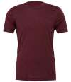 CV3413 3413 Canvas Unisex Tri-Blend T-Shirt Maroon Tri-Blend colour image